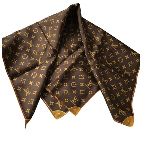 louis vuitton silk scarf price|louis vuitton neck scarf.